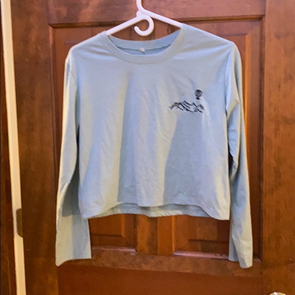 sea green long sleeve
